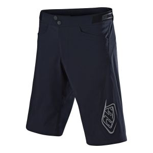 Short Troy Lee Designs Flowline solid black avec sous short 