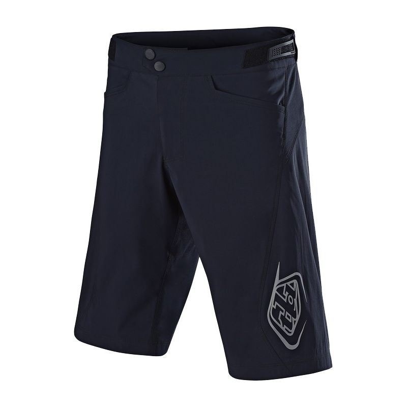 Short Troy Lee Designs Flowline solid black avec sous short Short Troy Lee Designs Flowline solid black avec sous short