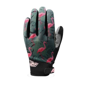 Gants RACER GP Style kaki/rose