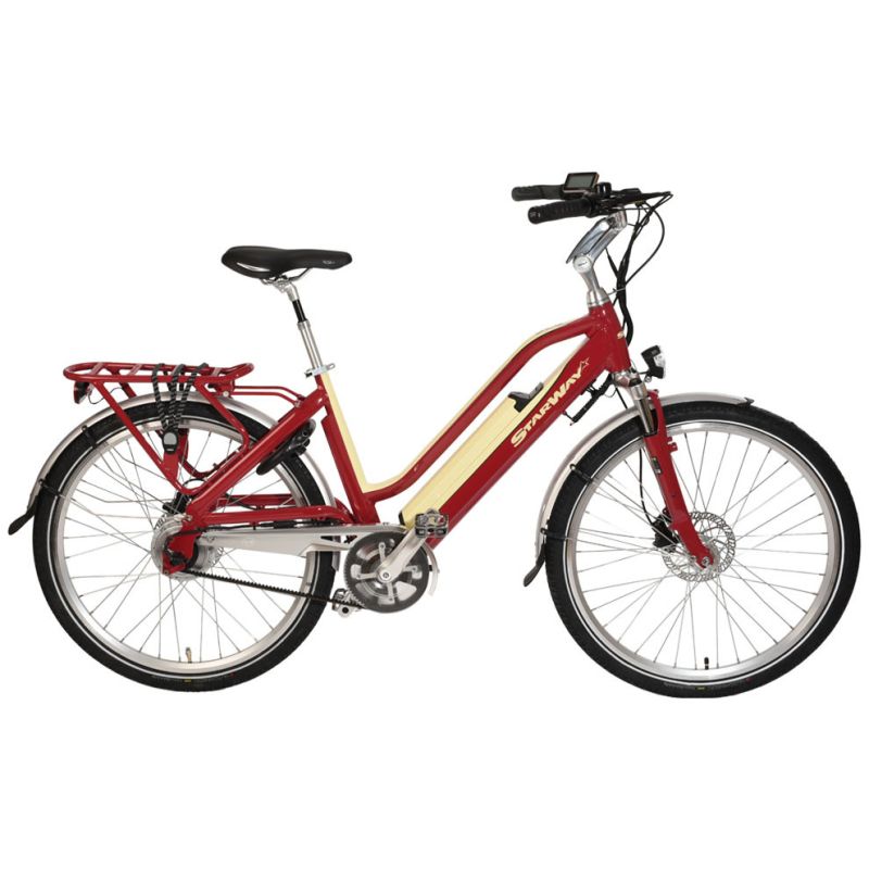 Vélo électrique Starway Touring 26" rouge/vanille Vélo électrique Starway Touring 26" rouge/vanille