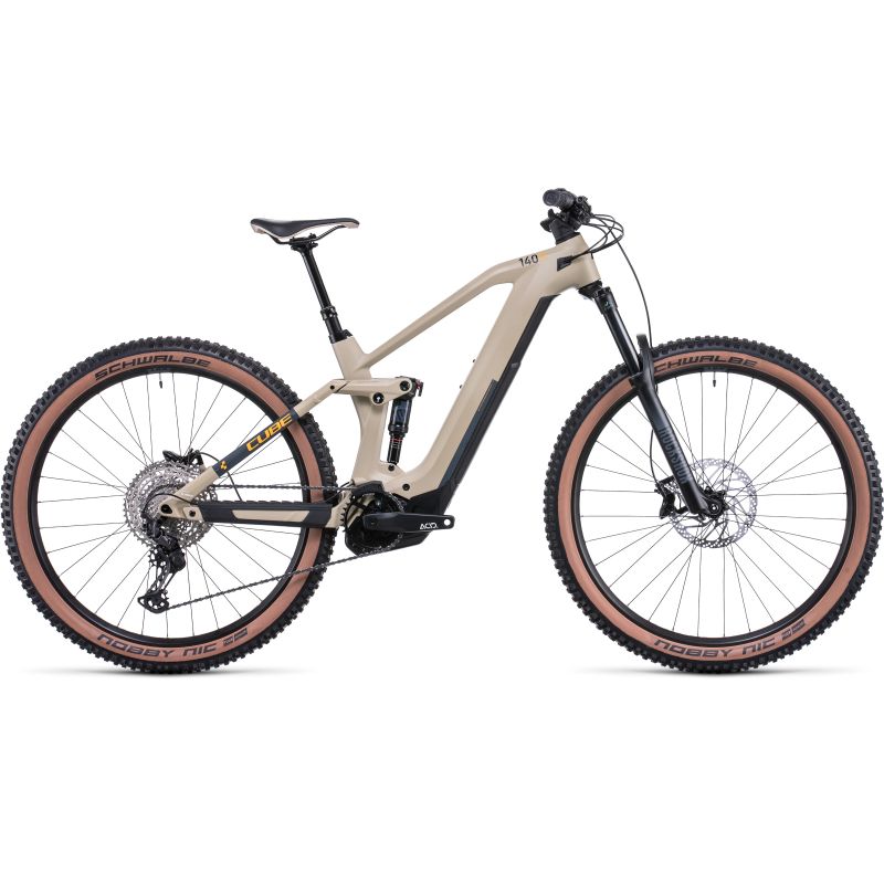 VTT électrique CUBE stereo Hybrid 140 HPC Race 625 desert/orange VTT électrique CUBE stereo Hybrid 140 HPC Race 625 desert/orange