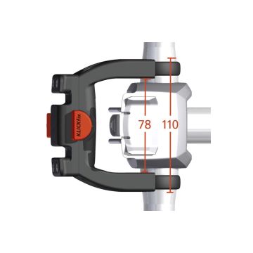 Support/fixation Klickfix pour vélo électrique