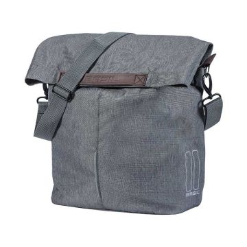 Sacoche arrière BASIL City Shopper 14/16 litres gris