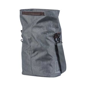 Sacoche arrière BASIL City Shopper 14/16 litres gris