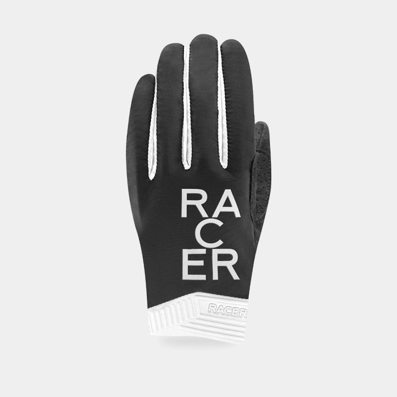 Gants RACER GP Style 2 noir/blanc