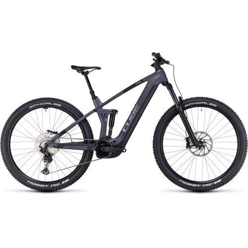 VTT électrique CUBE stereo Hybrid 140 HPC Race 750 29"  grey'n'chrome