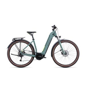 Vélo électrique CUBE Touring Hybrid ONE 400 Easy Entry green'n'sharpgreen