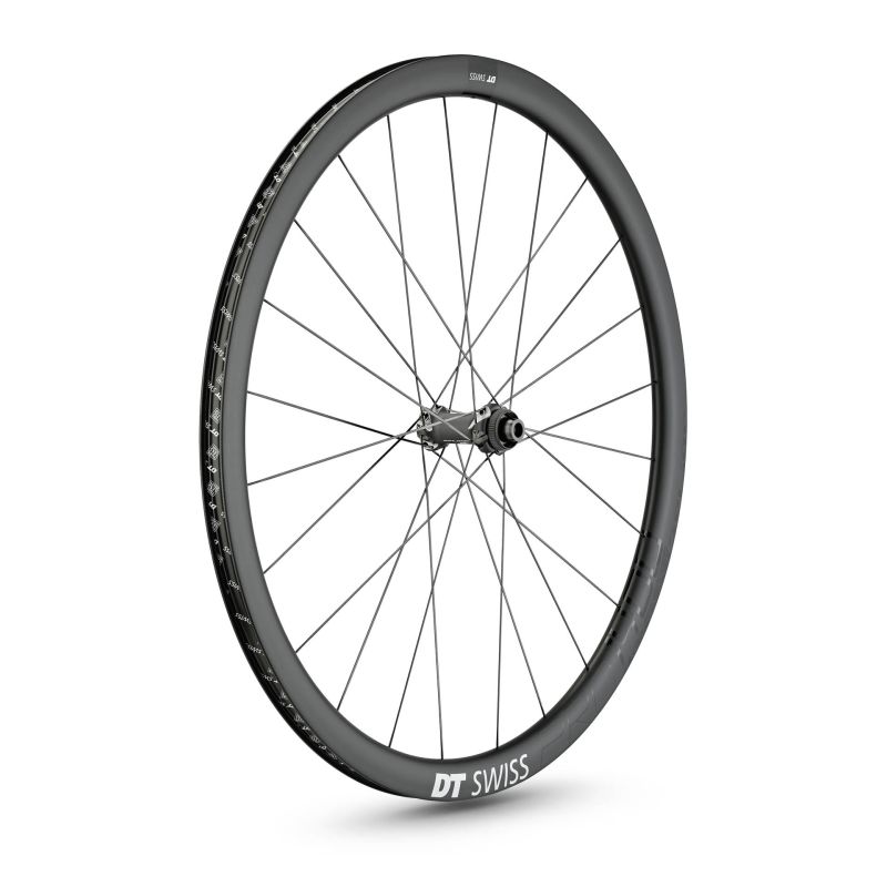 Roue avant DT SWISS PRC 1400 Spline 700C 35 12x100 mm Centerlock