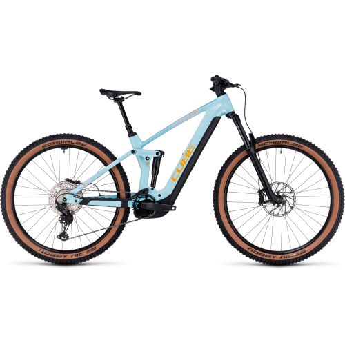 VTT électrique CUBE stereo Hybrid 140 HPC Race 625 29"  Dazzle'n'orange