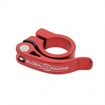 Collier de selle GLOBAL RACING 31,8 mm rouge