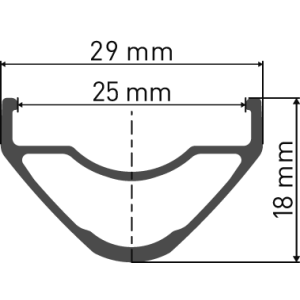 Roue arrière DT SWISS XM 1700 Spline 25 29" | 12x148 mm | Centerlock