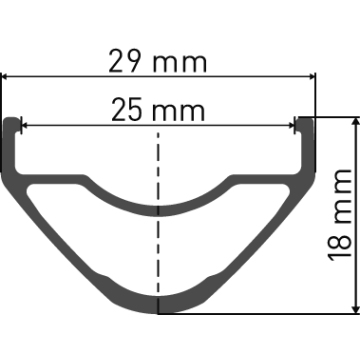 Roue arrière DT SWISS XM 1700 Spline 25 29" | 12x148 mm | Centerlock