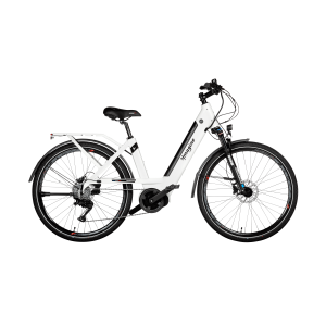 Vélo électrique YMAGINE BIKES Voyageur Connecté Blanc