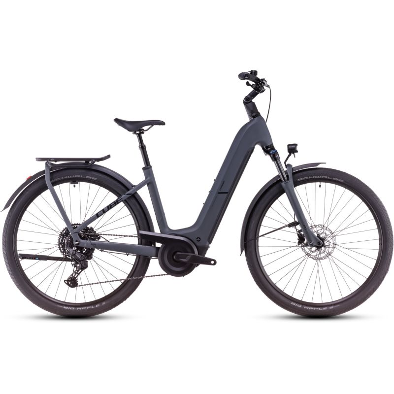 Vélo électrique CUBE Kathmandu Hybrid ONE 800 shadowgrey'n'black Easy Entry Vélo électrique CUBE Kathmandu Hybrid ONE 800 shadowgrey'n'black Easy Entry