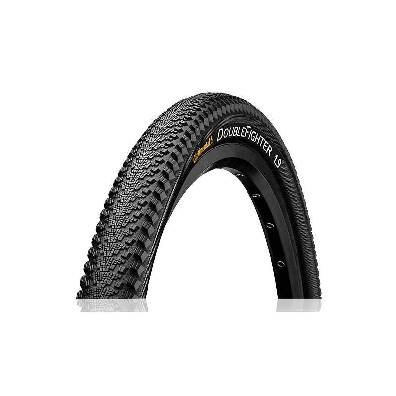 Pneu CONTINENTAL Double Fighter rigide bande reflex 26x1.90