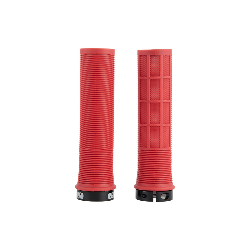 Poignées OXFORD Driver Lock-On rouge