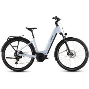 Vélo électrique CUBE Touring Hybrid ONE 600 Glacier'n'reflex Easy Entry