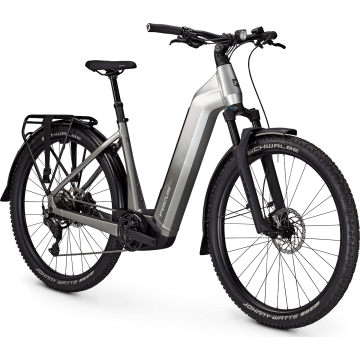 Vélo électrique FOCUS Aventura² 6.7 wave silver 540 Wh