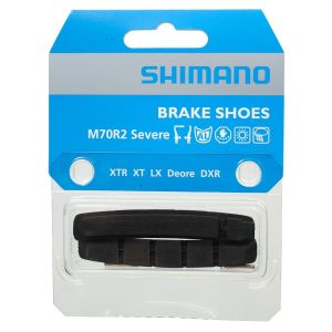 2 Paires Plaquettes Frein Shimano M70R2 – Patins Caoutchouc Pour VTT Route XTR XT