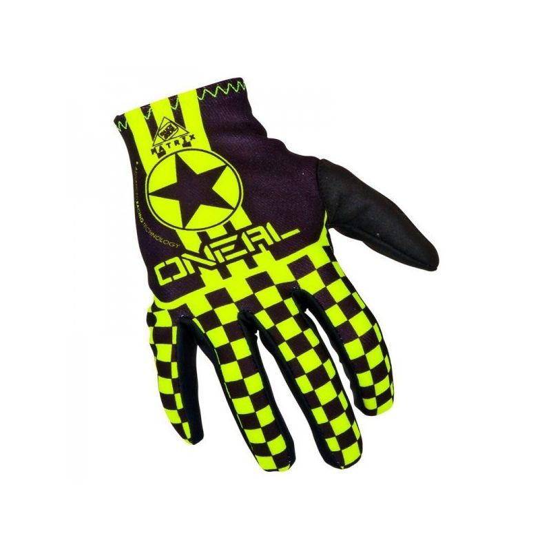 Gants enfant O'NEAL Matrix Wingman noir/jaune