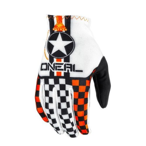 Gants enfant O'NEAL Matrix Wingman blanc/orange